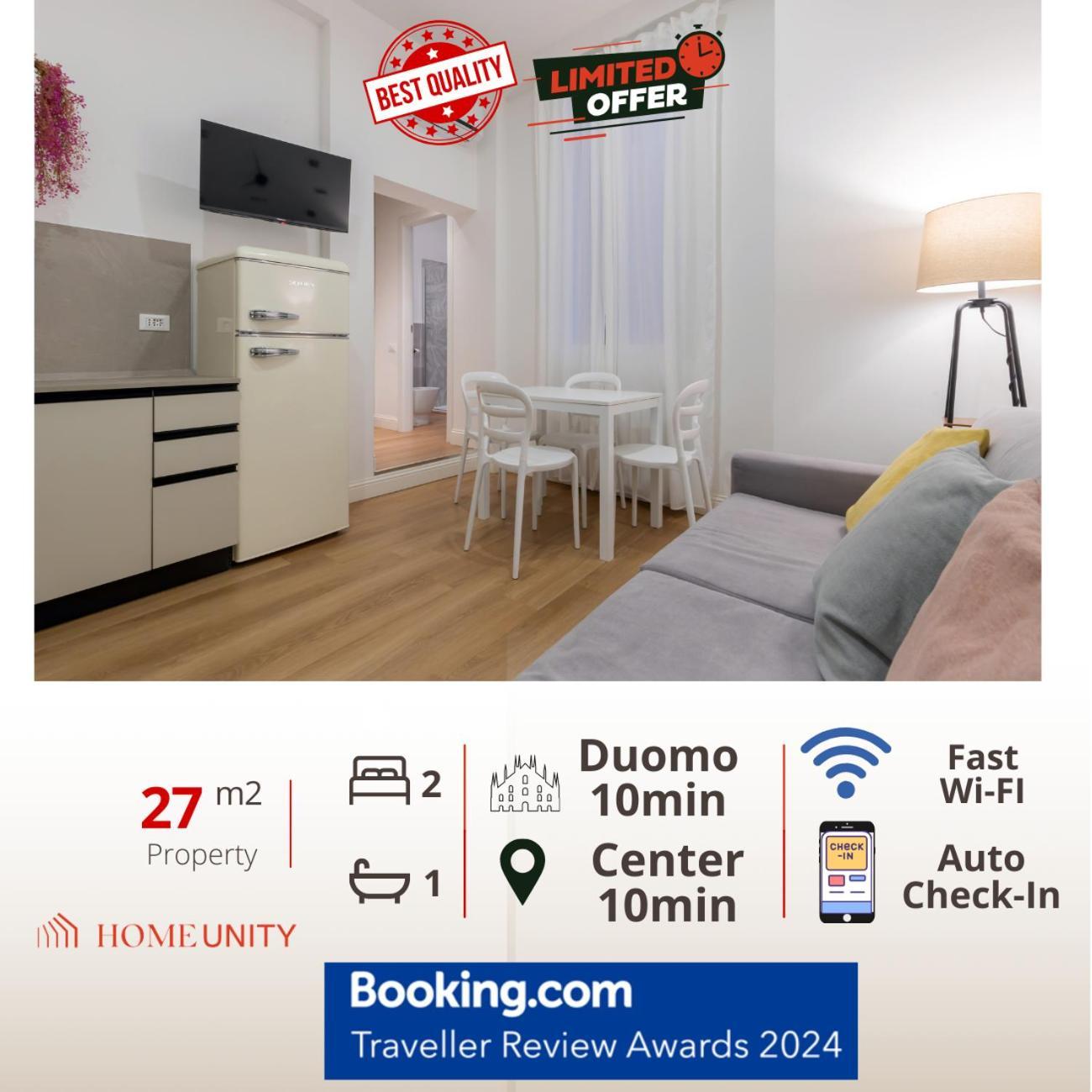 Nuovo Intimo Apt A 10Min Dal Duomo - Homeunity Мілан Екстер'єр фото